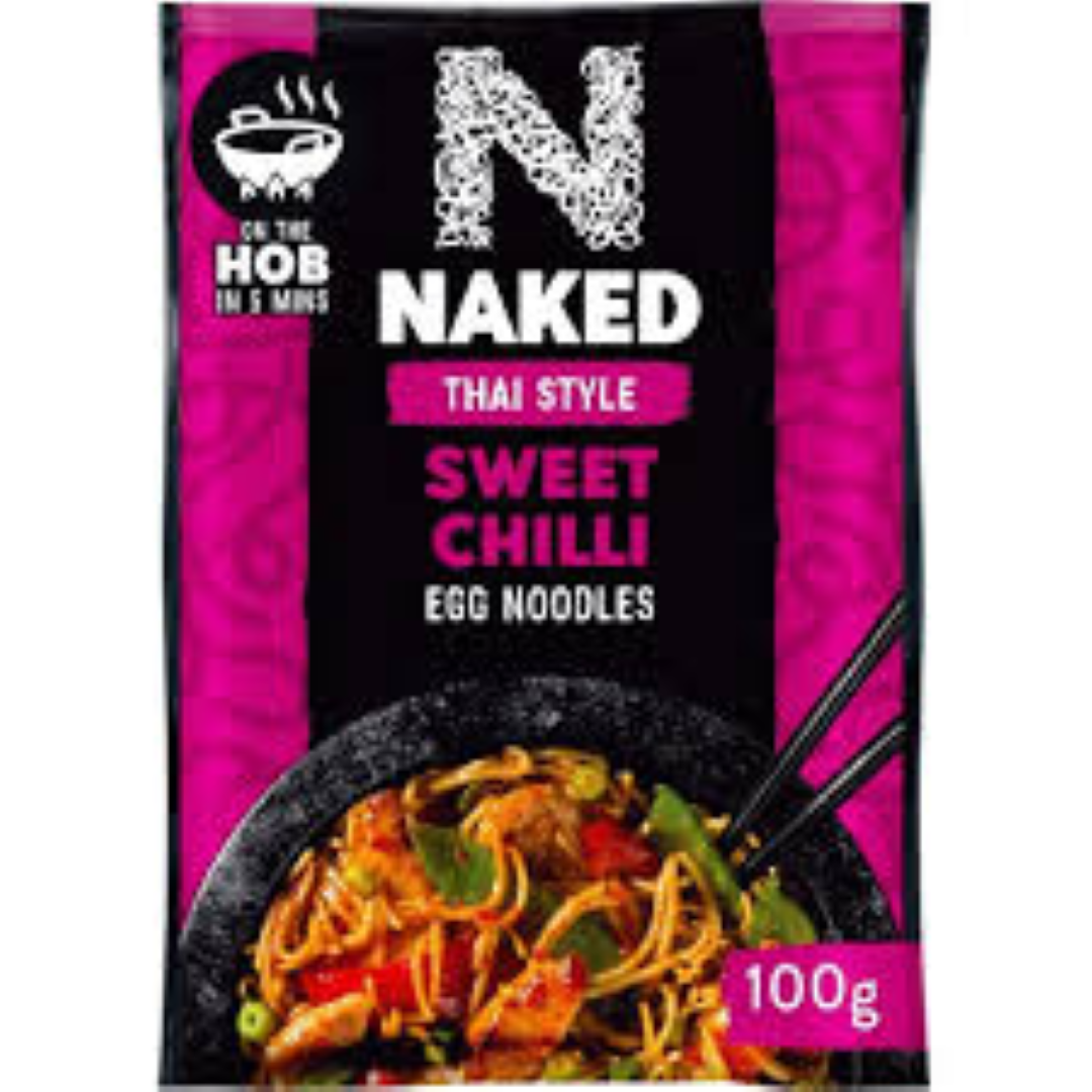 NAKED ON THE HOB THAI STYLE SWEET CHILLI NOODLE 100G